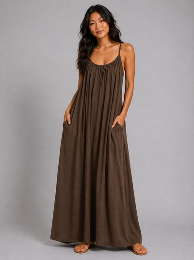 Cotton Cami Lounge Dress