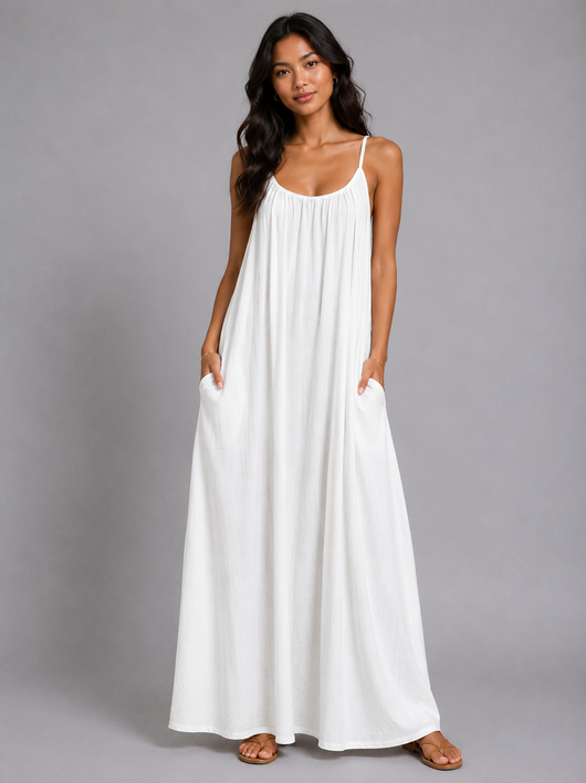 Cotton Cami Lounge Dress