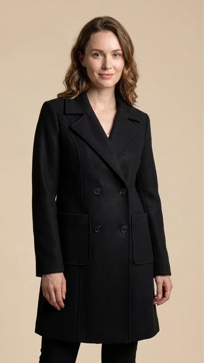 Mid-Long Lapel Coat
