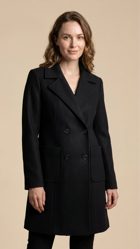 Mid-Long Lapel Coat