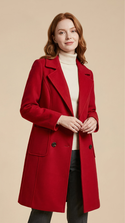 Mid-Long Lapel Coat
